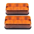 2X LED Warning Light 92185C1 for New Holland 9184 9280 9282 9480 9680 9880 9882