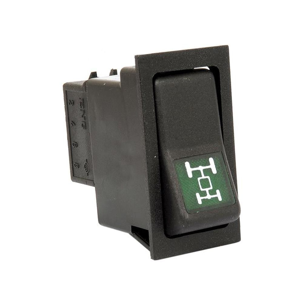 S.57347 Rocker Switch, 4 WD, 2 Position (On/Off) - Fits Ford/New Holland