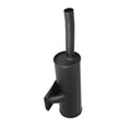 Muffler - Black fits Case 1840 1845C D126952 A189113
