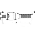 Tie Rod 48038758 For Case MX80C MX90C MX100 MX110 MX120 MX135 MX150