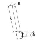 Spindle - Right Hand fits New Holland fits Ford 2000 3600 C5NN3105U F2NN3105AA