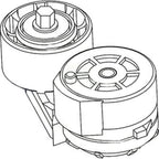 Belt Tensioner RE548027 For John Deere Compatible 310G 410G 670D 753G 6950 7455